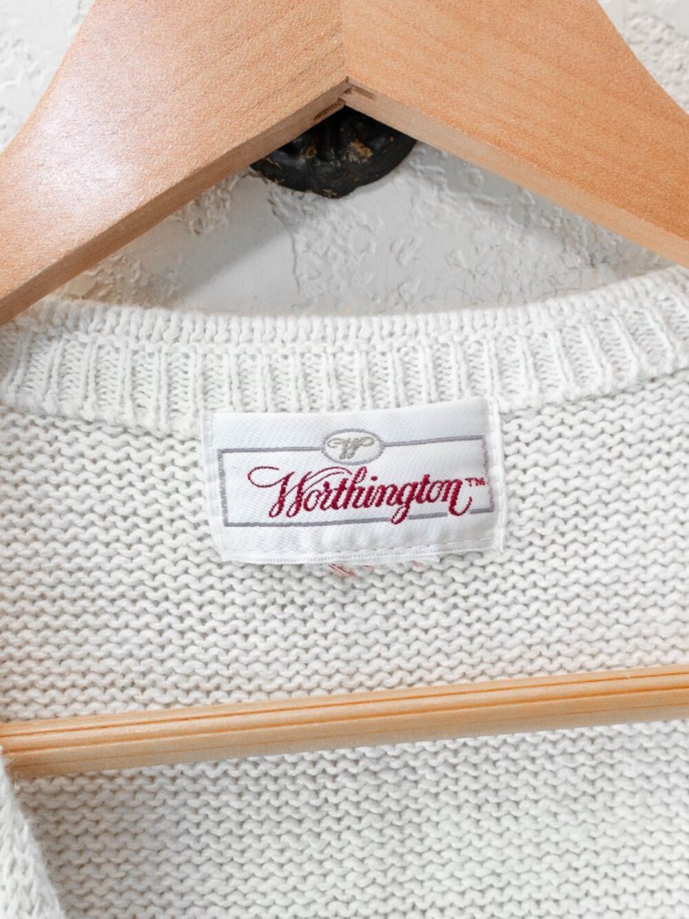 Vintage Worthington Beaded Vest L White Embroidered 90s Y2K Boho Cottagecore - Picture 2 of 11